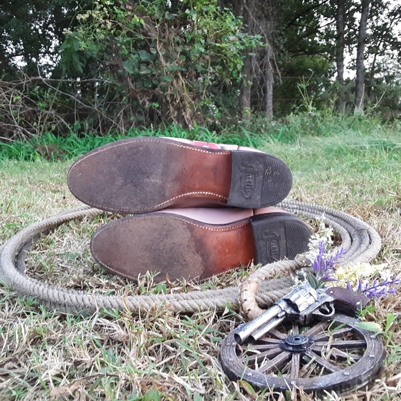 💞SOLD💞 Pink Vintage Justin Roper boots - Picture 6 of 7